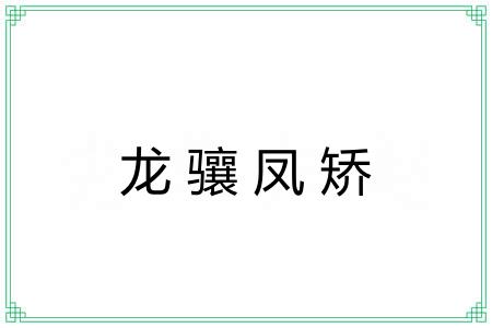 龙骧凤矫